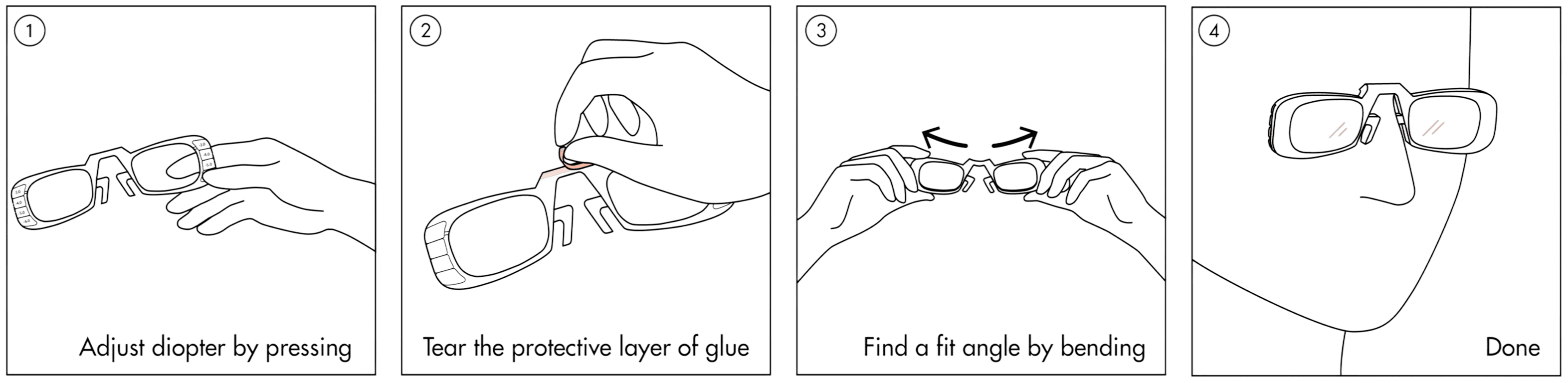Frame wearing mechanism
